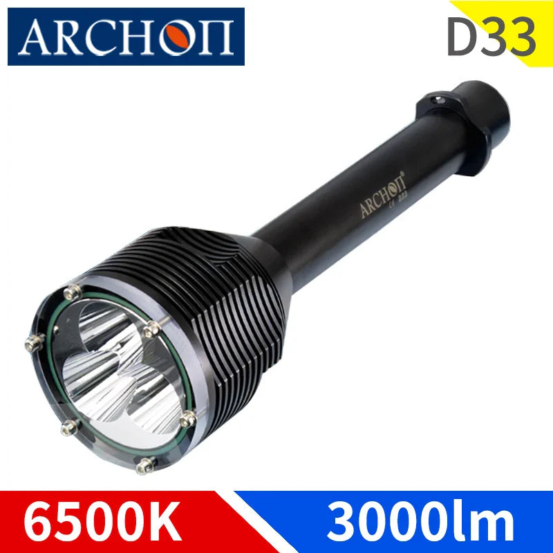 ARCHON D33 3000lumens diving light